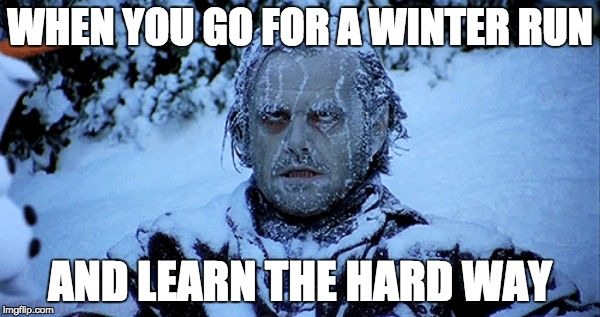 running-meme- in cold